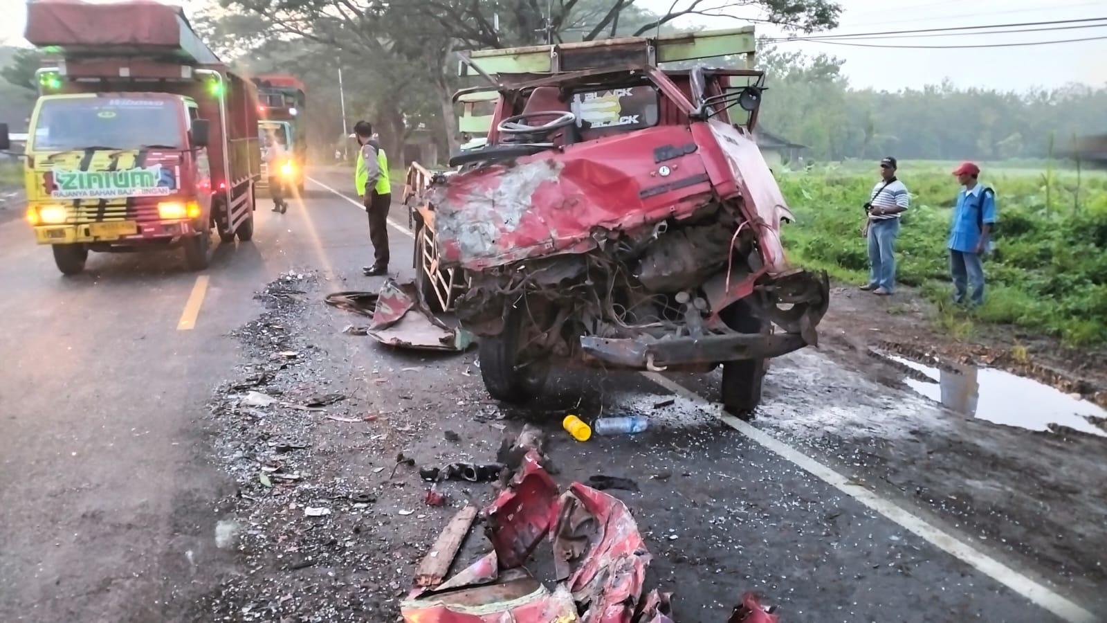 Kecelakaan Adu Banteng Bus PO Jaya Vs Truk di Jalan Raya Surabaya Madiun, Begini Nasib Sopir