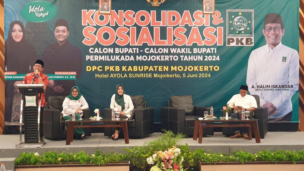 Gus Halim Nyatakan Sikap PKB Sudah Final, Usung Ikfina- Gus Dulloh di Pilkada Mojokerto 2024