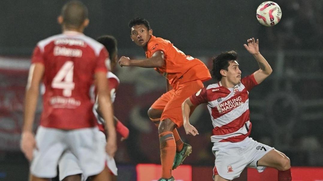 Skor Akhir Madura United Vs Borneo FC: Hugo Gomes Pahlawan Kemenangan Laskar Sappe Kerab