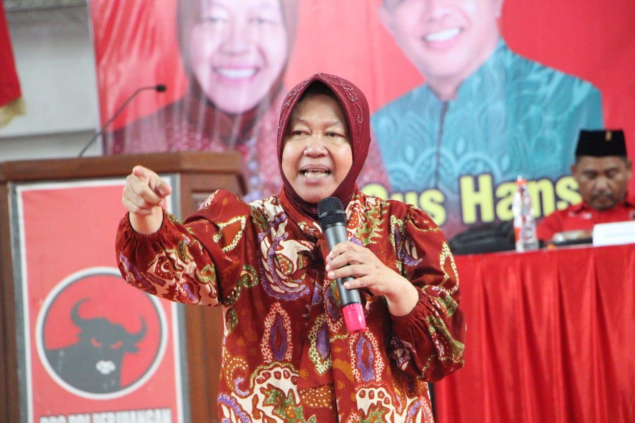 Risma Beber Solusi untuk Tiga Masalah Krusial di Gresik, Truk Tronton Jadi Sorotan