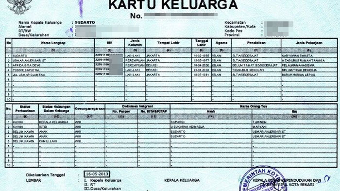 Cara Cetak Kartu Keluarga secara Online dengan Aplikasi IKD, Tak Perlu Antre di Kantor Dukcapil
