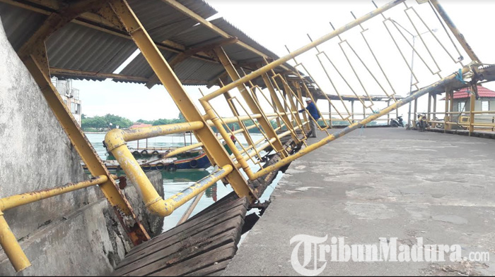 Kapolres Sumenep Sebut Dermaga di Pelabuhan Kalianget Harus Segera Diperbaiki, Begini Kondisinya