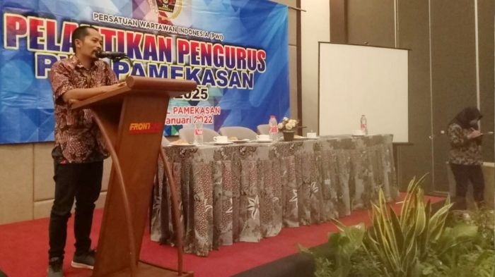 Tabri S Munir Terpilih Jadi Ketua PWI Pamekasan, Tak Lupa Berikan Pesan untuk Anggotanya