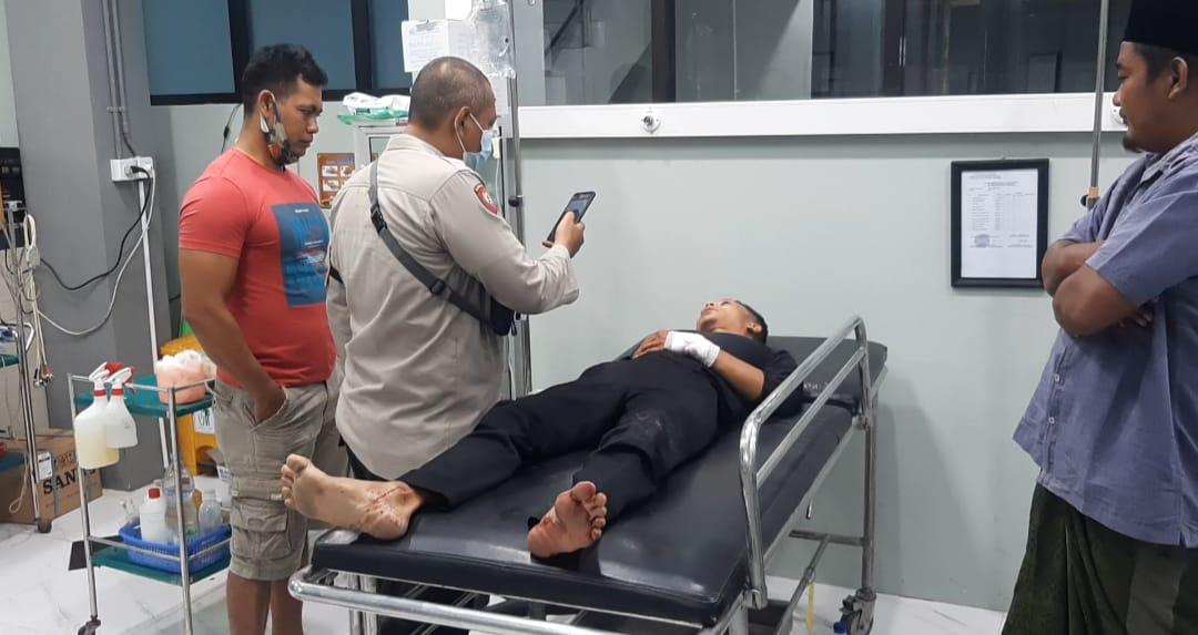 Melawan Begal Tangan Yedik Alami Luka Serius, Lari ke Pemukiman Ditolong Warga Sosok Begal tak Asing