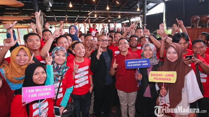 Kelompok Milenial Timur Jawa Nyatakan Dukungan untuk Jokowi-Maruf Amin pada Pilpres 2019