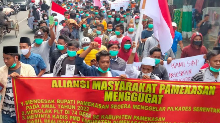 Pilkades Pamekasan Akhirnya Bakal Digelar Pemkab Pamekasan Pasca Didesak Pendemo, ini Keputusannya