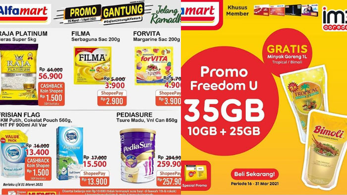 Katalog Promo Alfamart pada 30 Maret 2021, Promo Minyak Goreng Gratis Hingga Promo Sambut Ramadan