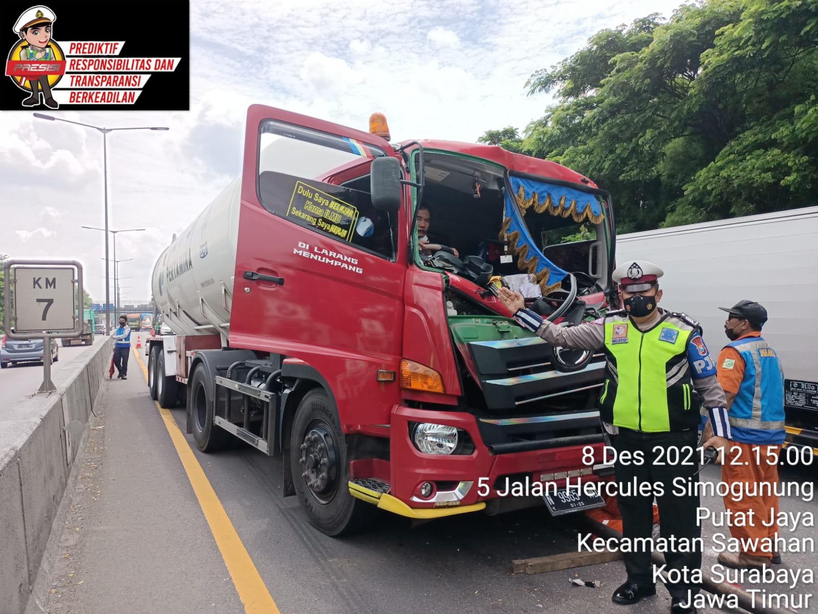 Tabrakan Beruntun di Tol Waru-Perak Libatkan 4 Kendaraan, Tak Ada Korban Jiwa