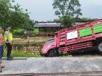 Laju Truk Tabung LPG Mendadak Oleng di Bangkalan, Sopir Kehilangan Nyawa, Kepala Bertumpu di Kemudi
