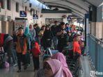 Puncak Arus Balik Lebaran 2019 Diprediksi Terjadi, Jumlah Penumpang di Stasiun Malang Tampak Stabil