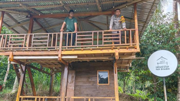 Profil Aipda Ridwan, Bangun Homestay Pak Bhabin dari Dana Pribadi