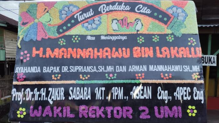 2025-11-11 - Karangan bunga Prof Zakir Sabara.