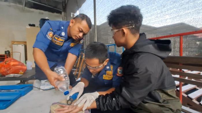 5 Menit Menegangkan Bagi Yoseph, Cincin Pemberian Ibu Lepas di Tangan Damkar Makassar