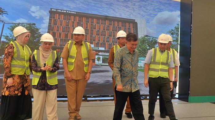 Jusuf Kalla Resmikan Peletakan Batu Pertama RS Faisal Dengan Kapasitas 350  Bed - Tribun-timur.com