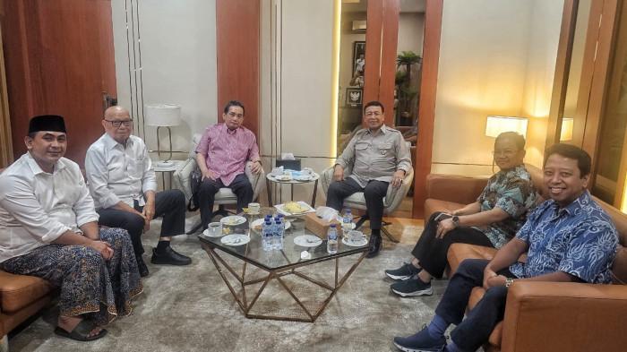Bocor Calon Ketua Umum Agus Suparmanto-Taj Yasin Temui Wiranto dan Glenny Kairupan