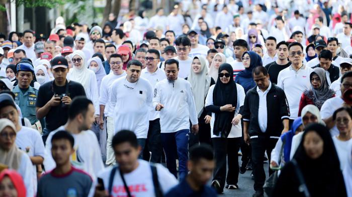 Ribuan Warga Sulsel Gerak Jalan
