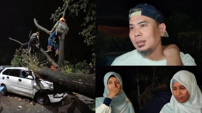 Saksi Kata: Hadiri Wisuda Kakak, 2 Warga Ambon Selamat dari Pohon Tumbang di Urip Sumoharjo Makassar