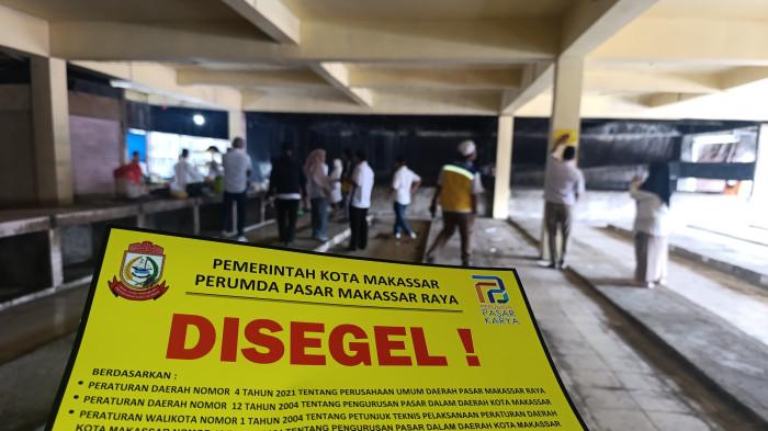 695 Kios di Pasar Terong Disegel, Alasan Menunggak dan Tak Lagi Beroperasi