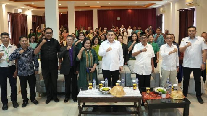 Di Hadapan Pendeta dan Vikaris GPIL, Munafri Titip Pesan Damai untuk Makassar