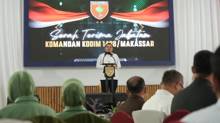 Wali Kota Munafri Hadiri Sertijab Dandim 1408/Makassar, Ajak Forkopimda Perkuat Sinergi