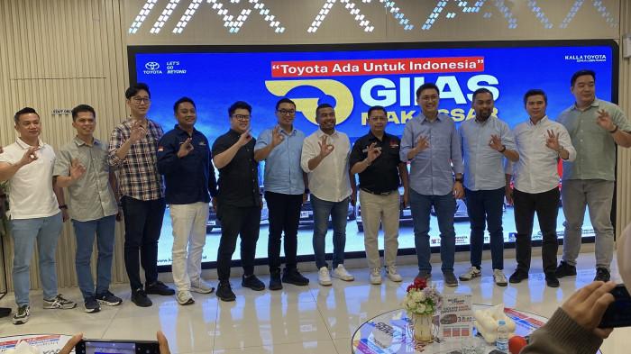 Kalla Toyota Target 400 Unit SPK di GIIAS 2025 Makassar