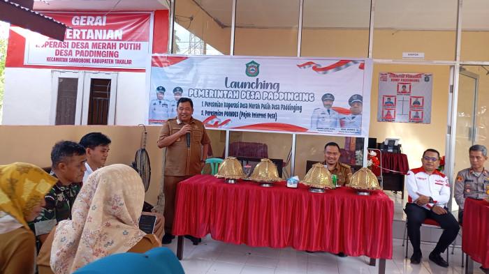 Takalar Pelopor Legalisasi Koperasi Desa, Firdaus Daeng Manye Resmikan Koperasi ke-33 di Paddinging