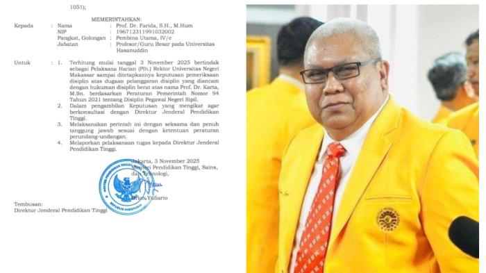 Gara-gara Rayu Wanita, Rektor UNM Karta Jayadi Dicopot