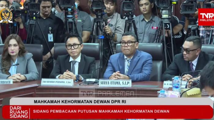 Putusan MKD DPR RI: Sanksi Ahmad Sahroni Paling Berat, Nonaktif 6 Bulan