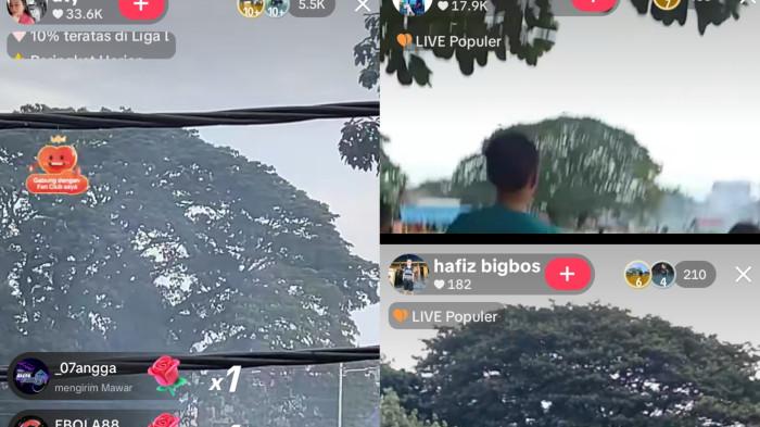Tawuran Warga di Areal Pekuburan Beroangin Makassar Jadi Konten Live TikTok Berburu Gift