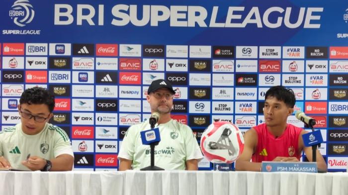 Duel PSM Makassar vs Dewa United: Yuran Fernandes vs Alex Martins, Debut Perdana Tomas Trucha