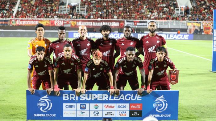 PSM MAKASSAR -  Skuad PSM Makassar saat tampil di Stadion BJ Habibie, Parepare. Keangkeran Stadion BJ Habibie diharap kembali.