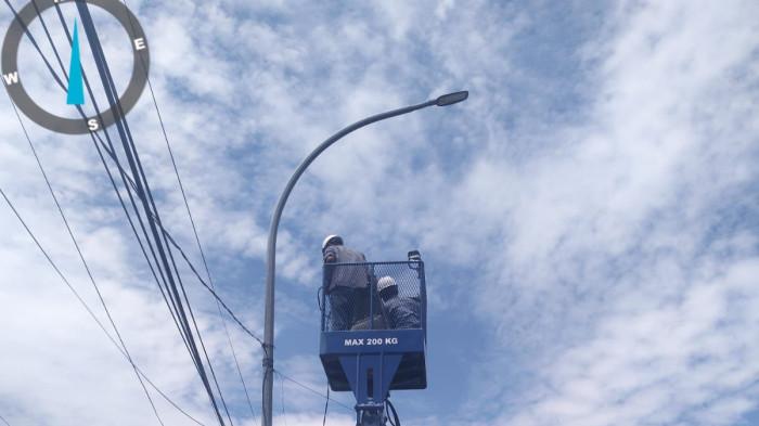 Gerak Cepat Dishub Takalar Benahi 25 Titik Lampu Jalan di Bontolebang