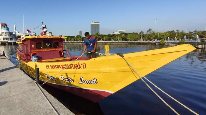 TRANSPORTASI LAUT - Petepete laut milik Pemkot Makassar segera beroperasi, target soft launching pada Juni 2026. Rute yang disiapkan meliputi daratan Makassar menuju Barrang Lompo, kemudian ke Lumu-Lumu, Langkai, Lanjukang, hingga kembali melalui Bonetambu. 