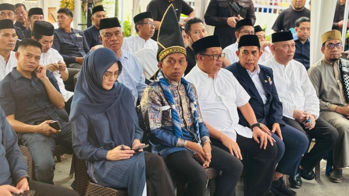 KONSOLIDASI NASDEM - Ketua DPW NasDem Sulsel, Syaharuddin Alrif, saat menghadiri konsolidasi pengurus daerah pemilihan (Dapil) Sulsel I di Kabupaten Takalar, Minggu (15/3/2026).
 