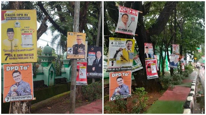 Ketua Sapma Pemuda Pancasila Maros Desak KPU-Bawaslu Turunkan APK Terpaku di Pohon