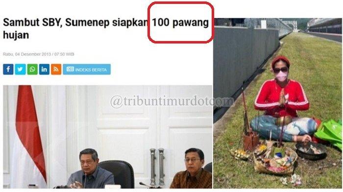 Bandingkan Pawang Hujan Era SBY, Denny Siregar: Jokowi Cuman Satu Pawang Doang. Saktian Mana Coba?