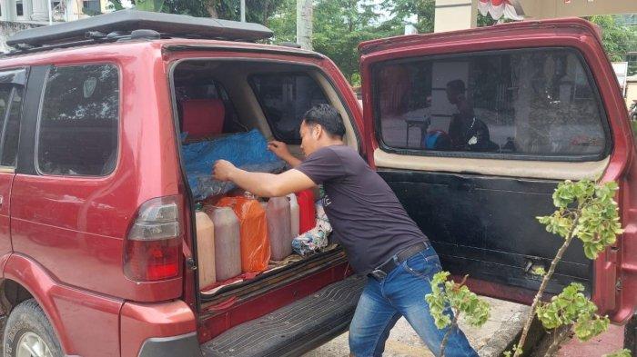Terciduk Bawa 130 Liter Ballo Warga Luwu Ditangkap Polisi di Palopo