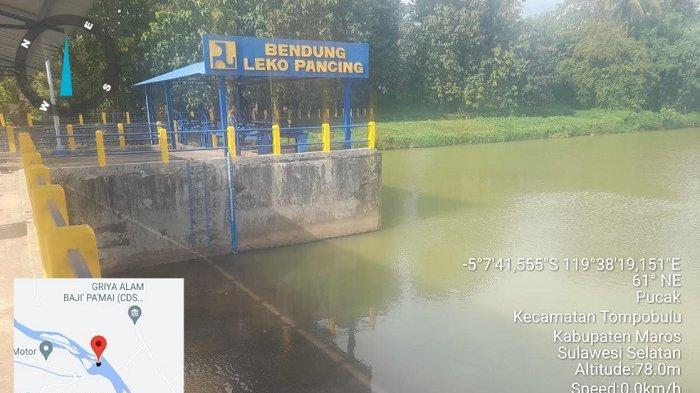 Debit Air Bendung Lekopancing Maros Kian Menyusut, Wilayah Utara Kota Makassar Kena Imbasnya