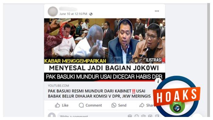 Cek Fakta: Menteri PUPR Basuki Hadimuljono Mundur dari Kabinet Jokowi