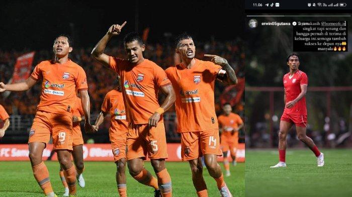 Ada Apa eks PSM Makassar? Baru 28 Hari Gabung Borneo FC, Erwin Gutawa Kini Pamit dari Pesut Etam