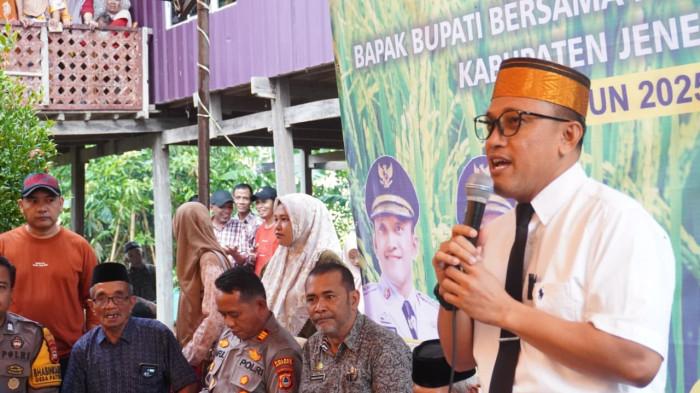 Dari Sawah Desa Tuju, Bupati Paris Yasir Bangkitkan Harapan Petani Jeneponto