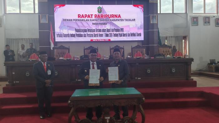 Bupati dan DPRD Takalar Sepakati Perubahan Perda Pajak dan Retribusi Daerah