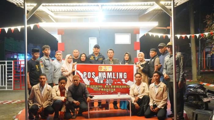 Pasca Demo Rusuh Makassar, RT/RW Biringkanaya Siaga di Posko Siskamling, Camat Kerahkan 545 RT