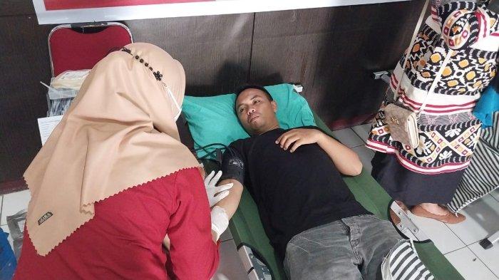 Polres Jeneponto Gelar Donor Darah dan Bakti Sosial