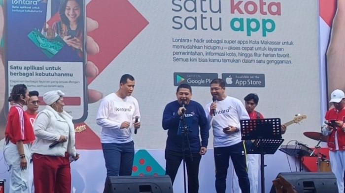 Serunya Momen Walikota Kapolres dan Dandim Jadi Trio Libels di CFD Sudirman