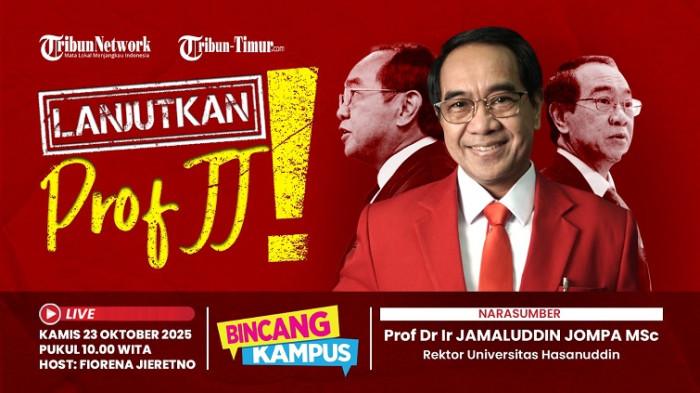 Prof JJ Bertarung Lagi di Pemilihan Rektor: Tidak Perlu Menjelaskan, Lihat Prestasi Unhas