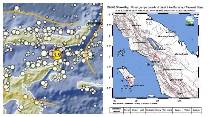 Skala Gempa Bumi Hantam Gorontalo dan Tapanuli Utara, Cek Info Lengkap Gempa Bumi Hari Ini