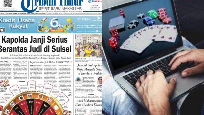 Kapolda Janji Serius Berantas Judi di Sulsel