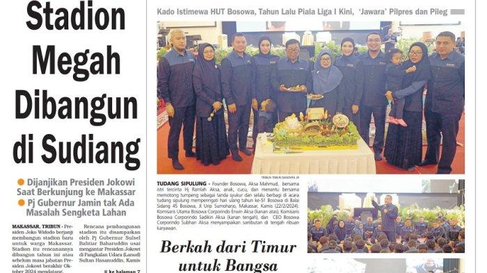 Stadion Megah Dibangun di Sudiang