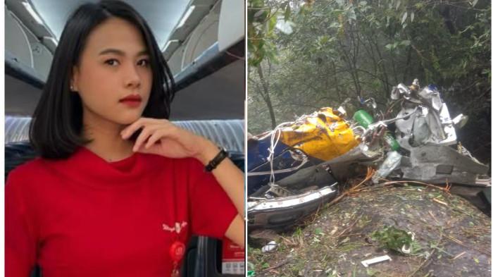 KORBAN ATR - Florencia Lolita Wibisono pramugari Pesawat ATR 42-500 jatuh di Gunung Bulusaraung, Kecamatan Balocci, Kabupaten Pangkep, Sabtu (17/1/2026).